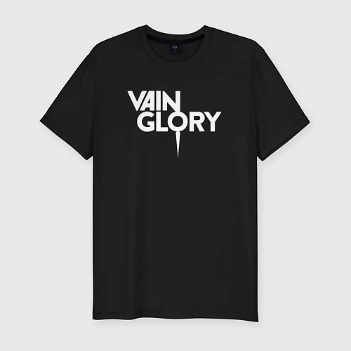 Мужская slim-футболка Vainglory / Черный – фото 1