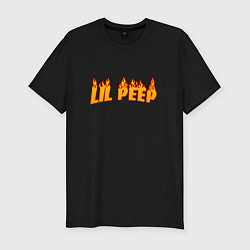 Футболка slim-fit Lil Peep: Hell Flame, цвет: черный