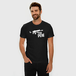 Футболка slim-fit Pew Pew Pew, цвет: черный — фото 2