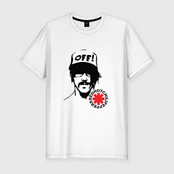 Футболка slim-fit Red Hot Chili Peppers: Off, цвет: белый