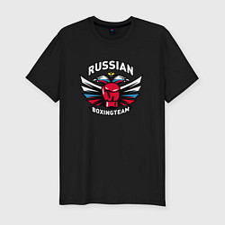 Футболка slim-fit Russian Boxing Team, цвет: черный