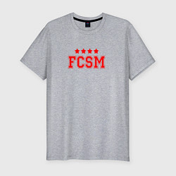 Футболка slim-fit FCSM Club, цвет: меланж