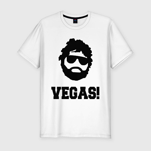 Мужская slim-футболка Vegas Guy / Белый – фото 1