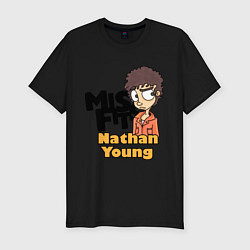 Мужская slim-футболка Misfits: Nathan Young