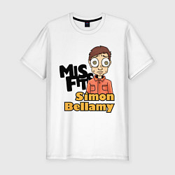 Мужская slim-футболка Misfits: Simon Bellamy