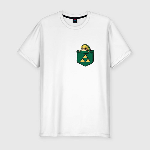 Мужская slim-футболка The Legend of Zelda / Белый – фото 1