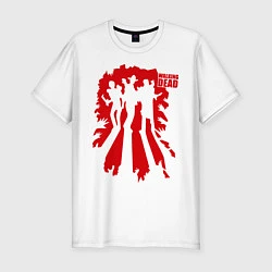 Футболка slim-fit Walking Dead: 3 heroes, цвет: белый