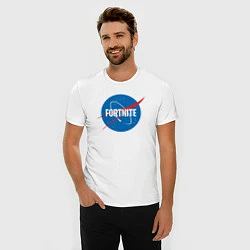 Футболка slim-fit Fortnite Nasa, цвет: белый — фото 2