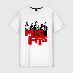 Мужская slim-футболка Misfits Peoples