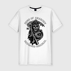 Футболка slim-fit Sons of Anarchy: Redwood Original, цвет: белый