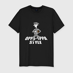 Футболка slim-fit Oppa-oppa style, цвет: черный