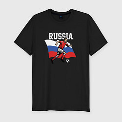 Мужская slim-футболка Football Russia
