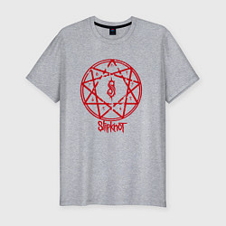 Футболка slim-fit Slipknot Penragram, цвет: меланж