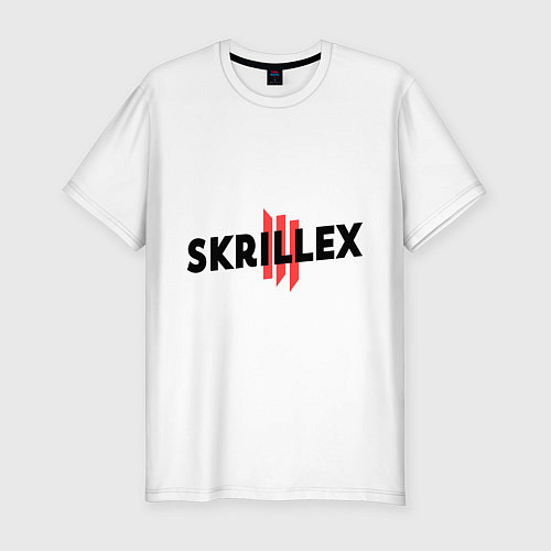 Мужская slim-футболка Skrillex III / Белый – фото 1
