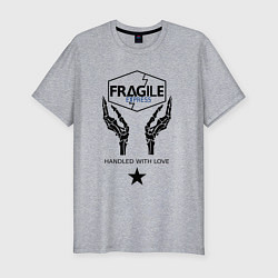 Футболка slim-fit Fragile Express, цвет: меланж