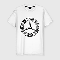 Футболка slim-fit Mercedes-Benz, цвет: белый
