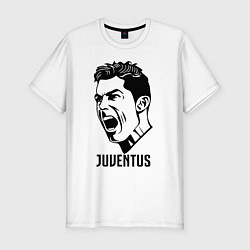 Мужская slim-футболка Juve Ronaldo