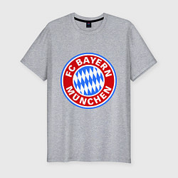 Футболка slim-fit Bayern Munchen FC, цвет: меланж
