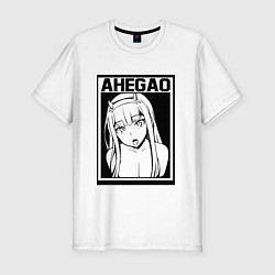 Футболка slim-fit AHEGAO, цвет: белый