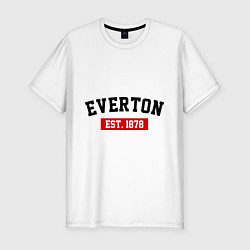 Мужская slim-футболка FC Everton Est. 1878