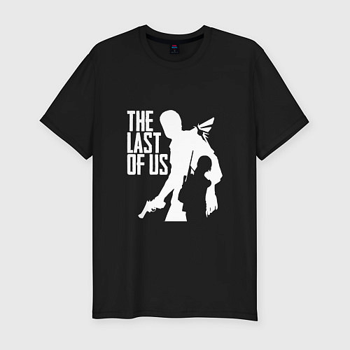 Мужская slim-футболка THE LAST OF US / Черный – фото 1