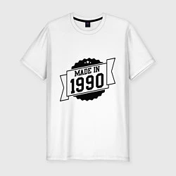 Футболка slim-fit Made in 1990, цвет: белый