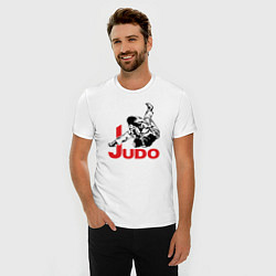 Футболка slim-fit Judo Master, цвет: белый — фото 2