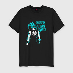 Футболка slim-fit Super Saiyan God: Sky, цвет: черный