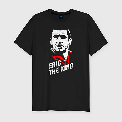Мужская slim-футболка Eric The King / Черный – фото 1