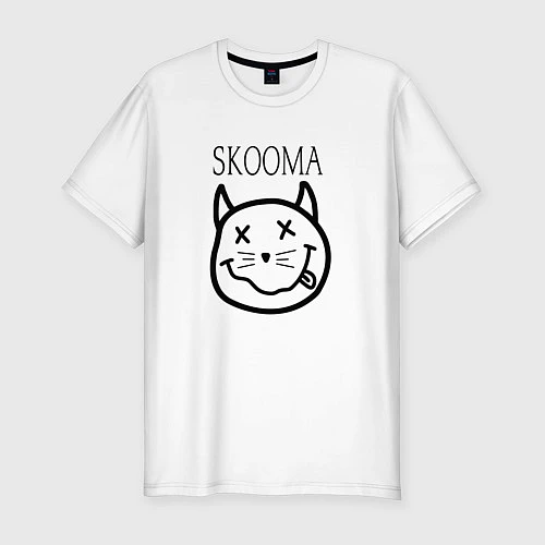 Мужская slim-футболка TES: Skooma / Белый – фото 1