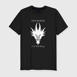 Футболка slim-fit DRAGON DOVAHKIIN, цвет: черный