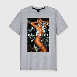 Футболка slim-fit Monica Bellucci: Water, цвет: меланж