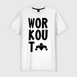 Мужская slim-футболка WorkOut: Street Style
