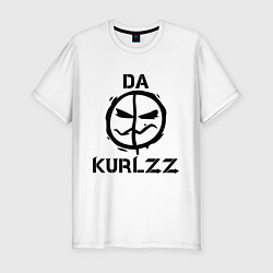 Мужская slim-футболка HU: Da Kurlzz