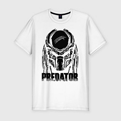 Футболка slim-fit Predator Mask, цвет: белый