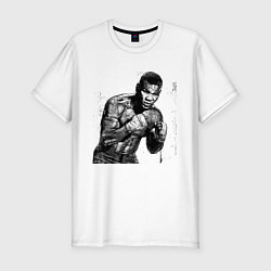 Футболка slim-fit Myke Tyson: Boxing, цвет: белый