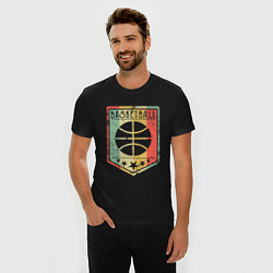 Футболка slim-fit Basketball Star, цвет: черный — фото 2