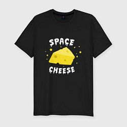Футболка slim-fit Space Cheese, цвет: черный
