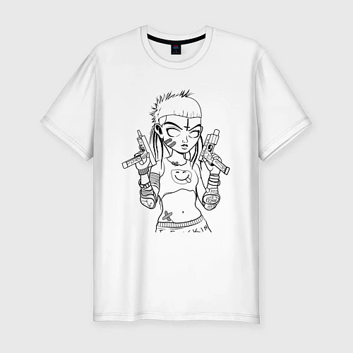 Мужская slim-футболка Yo-landi / Белый – фото 1