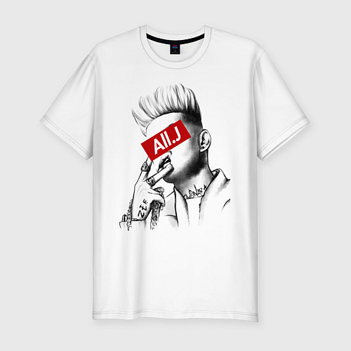 Мужская slim-футболка Allj Supreme / Белый – фото 1