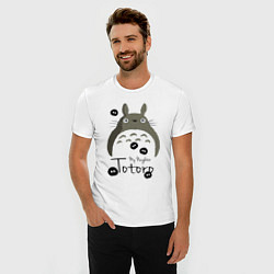 Футболка slim-fit My Neighbor Totoro, цвет: белый — фото 2