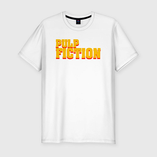 Мужская slim-футболка Pulp Fiction / Белый – фото 1
