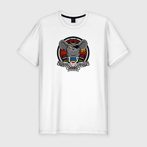 Мужская slim-футболка Biker Mice from Mars - Modo / Белый – фото 1