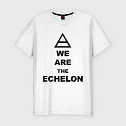 Мужская slim-футболка We are the echelon