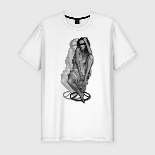 Мужская slim-футболка Jolie Creative / Белый – фото 1