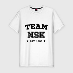 Мужская slim-футболка Team NSK est. 1893