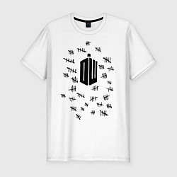 Футболка slim-fit Doctor Who: Days, цвет: белый