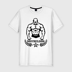 Мужская slim-футболка Bodybuilding