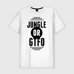 Мужская slim-футболка Jungle or GTFO