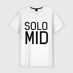 Мужская slim-футболка Solo mid